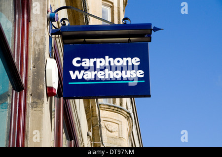 Carphone Warehouse, Queen Street, Cardiff, Pays de Galles. Banque D'Images