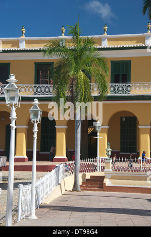 Trinidad Colonial building, Cuba. Palacio Brunet, maintenant un musée Banque D'Images