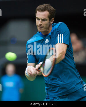 Andy Murray (GRB) dans son match contre Edouard Roger-Vasselin(Fra) Crédit : Tennisimages/Henk Koster/Alamy Live News Banque D'Images