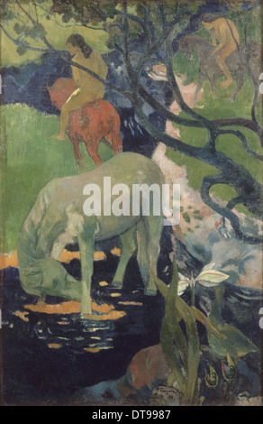 Le Cheval Blanc, 1898. Artiste : Gauguin, Paul Eugéne Henri (1848-1903) Banque D'Images