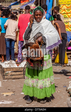 Jour de marché, l'Éthiopie, Hawassa Banque D'Images