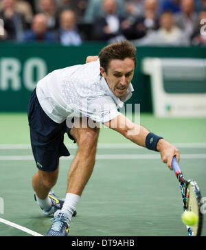 Edouard Roger-Vasselin(Fra) dans son match contre Andy Murray (GRB) Credit : Tennisimages/Henk Koster/Alamy Live News Banque D'Images