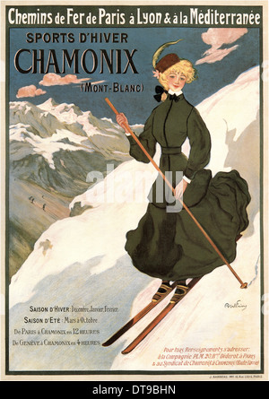 Chamonix Mont Blanc, 1905. Artiste : Faivre, Abel (1853-1945) Banque D'Images