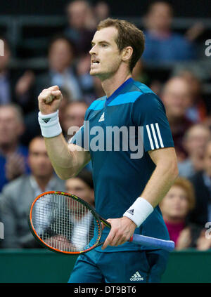 Andy Murray (GRB) défaite Edouard Roger-Vasselin 6-3/6-3/Tennisimages Crédit : Henk Koster/Alamy Live News Banque D'Images