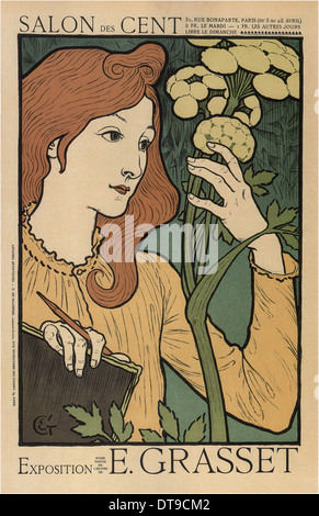 Salon des cents, 1894. Artiste : Grasset, Eugène (1841-1917) Banque D'Images