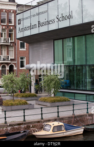 La Business School de l'Université d'Amsterdam, Hollande, Pays-Bas. Banque D'Images