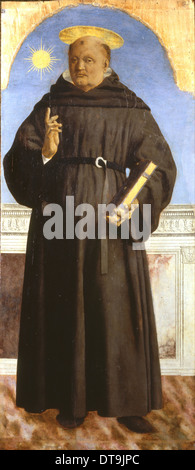 Saint Nicolas de Tolentino, 1454-1459. Artiste : Piero della Francesca (ca 1415-1492) Banque D'Images