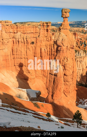 L'hiver dans le Parc National de Bryce Canyon, Utah - USA Banque D'Images