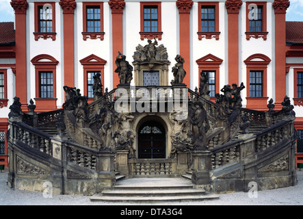 Prag, Haus Troja Banque D'Images