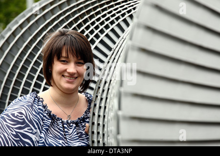 Jaenschwalde, Allemagne, étudiant du double diplôme à Vattenfall Banque D'Images