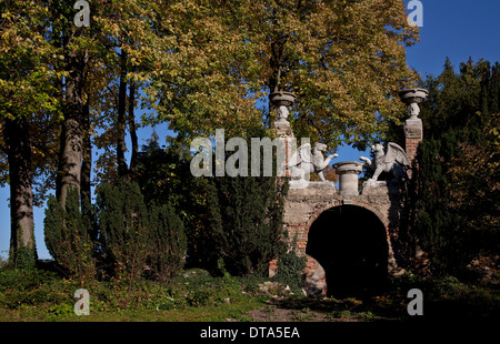 Rieder, Roseburg zwischen Ballenstedt und Rieder im Harz, Landschaftspark Banque D'Images