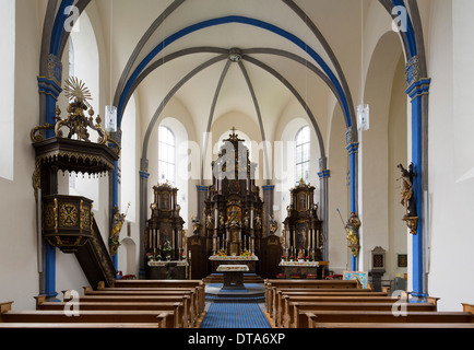 Bad Breisig Niederbreisig, Kath. Église paroissiale Saint Marien Banque D'Images