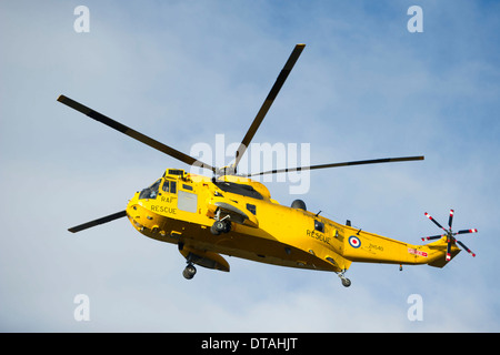 Hélicoptère de sauvetage Sea King RAF Banque D'Images