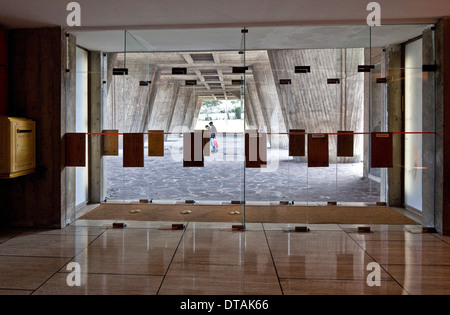 Marseille, Unité d'habitation (Wohnmaschine) von Le Corbusier 1947-1952 Banque D'Images