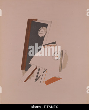 Les lâches. Du Prince pour l'opéra victoire sur le soleil par A., Kruchenych 1920-1921. Artiste : El Lissitzky, (1890-1941) Banque D'Images