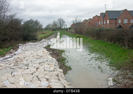 L'eau de l'inondation Edenbridge Kent England UK Europe Banque D'Images