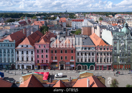 Swidnica, Pologne, bâtiment historique sur l'anneau ( Rynek ) Banque D'Images