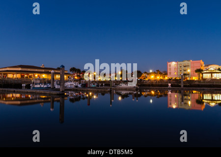 Toits de Fernandina Beach, Amelia Island, Floride Banque D'Images