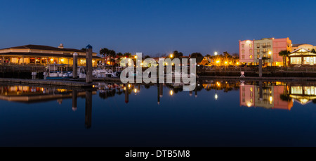 Toits de Fernandina Beach, Amelia Island, Floride Banque D'Images