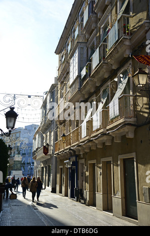 Calle Nueva, Vieille Ville, Cádiz, Cadix Province, Andalusia, Spain Banque D'Images