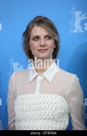 Berlin, Allemagne. 12 Février, 2014. MELANIE LAURENT assiste à une séance de "Aloft" lors de la 64e Berlin International Film Festival Berlinale aka à Hotel Hyatt à Berlin. © Alec Michael/Globe Photos/ZUMAPRESS.com/Alamy Live News Banque D'Images