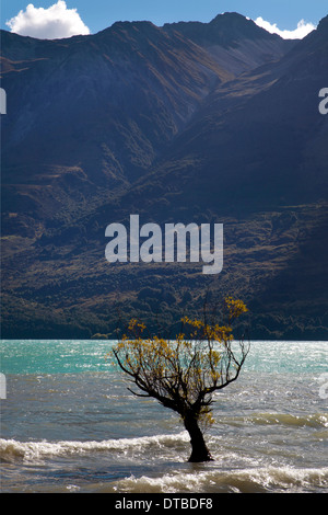 Le Lac Wakatipu à Glenorchy, île du Sud, Nouvelle-Zélande Banque D'Images