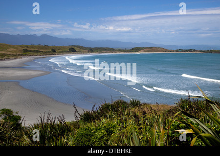 Tauranga Bay, Cape Foulwind, près de Westport, sur la côte ouest, île du Sud, Nouvelle-Zélande Banque D'Images