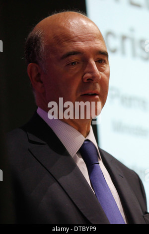 Ministre français des Finances Pierre Moscovici Banque D'Images