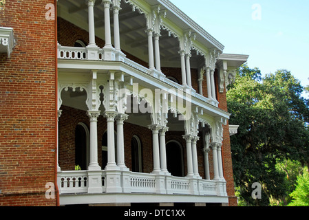 Longwood, également connu sous le nom de Nutt's Folly, est un manoir historique octogonale antebellum.de Natchez, Mississippi Banque D'Images