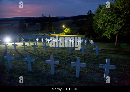 Craonelle, France, Franzoesischer cimetière militaire pour commémorer la bataille de l'Aisne Banque D'Images