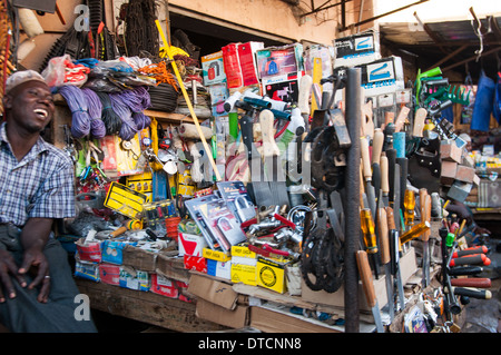 Grand marché scène, Bamako, Mali Banque D'Images