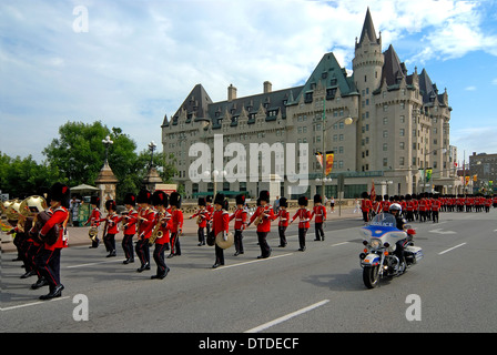 Garde côtière canadienne Mars membres à Ottawa, Canada Banque D'Images