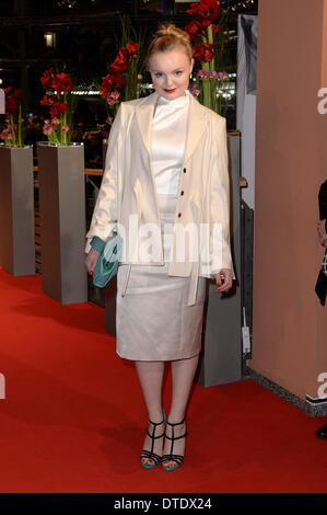 Berlin, Allemagne. Feb 15, 2014. Rosalie Thomass assistant à la cérémonie de clôture à la 64e Festival International du Film de Berlin Berlinale 2014 / le 15 février 2014 à Berlin, Allemagne. © dpa/Alamy Live News Banque D'Images