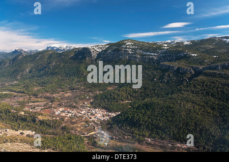 Vallée de la rivière Guadalquivir, Parc Naturel des Sierras de Cazorla, Segura y Las Villas Jaen-province, Andalusia, Spain, Europe Banque D'Images