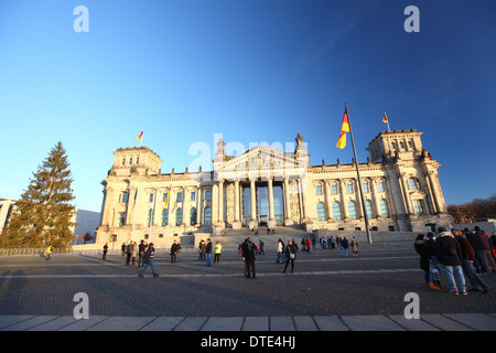 Berlin, le Reichstag, Bundestag, Noël, Weihnachten Banque D'Images