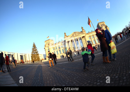 Berlin, le Reichstag, Bundestag, Noël, Weihnachten Banque D'Images