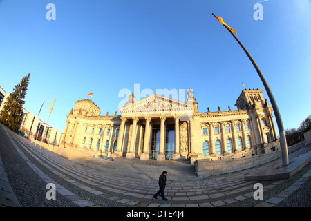 Berlin, le Reichstag, Bundestag, Noël, Weihnachten Banque D'Images