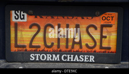 Feb 15, 2014. Denver CO. au cours de la 2014. Certains des chasseurs de tempête voitures à Chaser Con(storm chasers convention) Photo par Gene Blevins/LA DailyNews/ZumaPress (crédit Image : ©/ZUMAPRESS.com) Blevins génique Banque D'Images