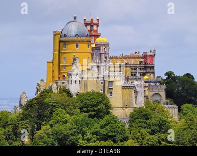 Palais National de Pena - Palais National de Pena à Sintra, Portugal Banque D'Images