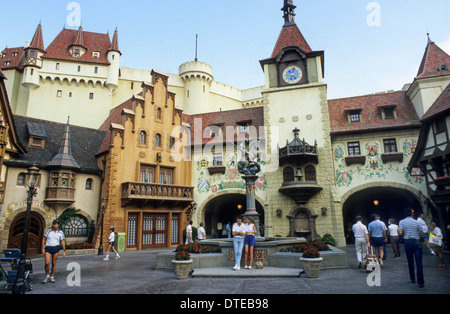 Allemagne replica World Showcase à Epcot Orlando USA Pavilion Banque D'Images