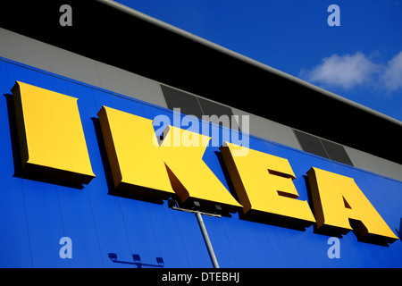 Extérieur d'un magasin Ikea à Milton Keynes Banque D'Images