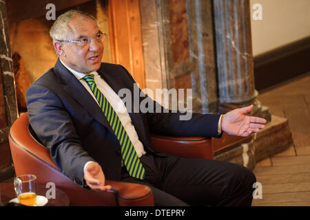 Felix Magath, entraîneur de football photographié photographié sur 08.04.2013 dans Liebenberg (Brandebourg) lors de la 26e Sports Élite Aide Forum. Banque D'Images