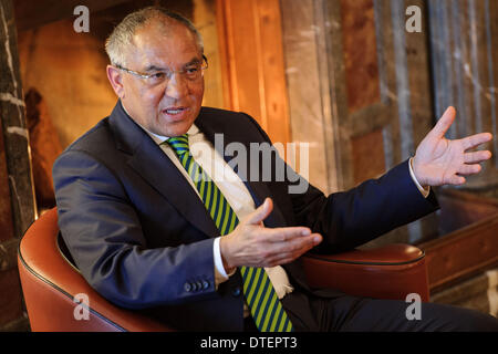 Felix Magath, entraîneur de football photographié photographié sur 08.04.2013 dans Liebenberg (Brandebourg) lors de la 26e Sports Élite Aide Forum. Banque D'Images