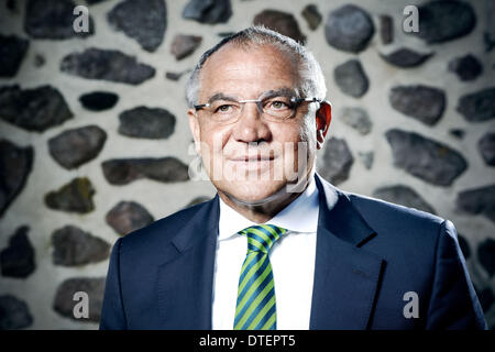 Felix Magath, entraîneur de football photographié photographié sur 08.04.2013 dans Liebenberg (Brandebourg) lors de la 26e Sports Élite Aide Forum. Banque D'Images