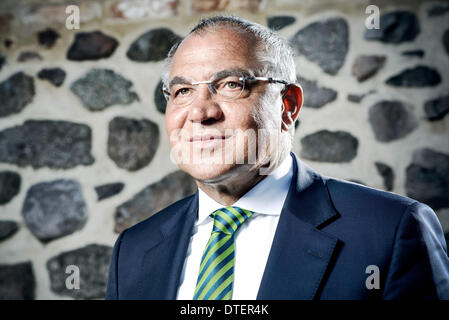 Felix Magath, entraîneur de football photographié photographié sur 08.04.2013 dans Liebenberg (Brandebourg) lors de la 26e Sports Élite Aide Forum. Banque D'Images