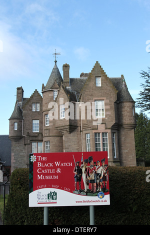 Extérieur de Black Watch Museum Perth Ecosse Février 2014 Banque D'Images