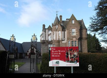 Extérieur de la Musée de la Black Watch Perth Ecosse Février 2014 Banque D'Images