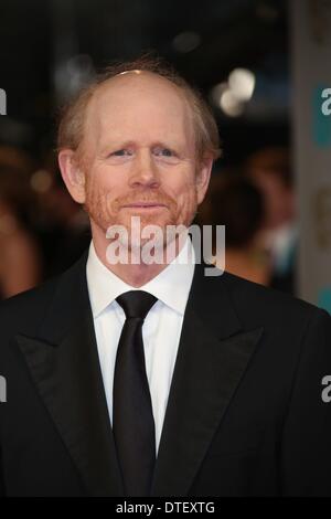 Réalisateur Ron Howard arrive à la 66e assemblée annuelle British Academy Film Awards aka l'EE British Academy Film Awards Baftas aka au Royal Opera House de Londres, Grande-Bretagne, le 16 février 2014. Photo : Hubert Boesl - PAS DE SERVICE DE FIL Banque D'Images