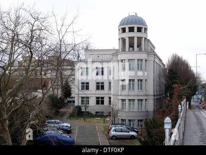 Berlin, Allemagne. Feb 14, 2014. Vue extérieure de la Jordanie Ambassade du Canada à Berlin, Allemagne, 14 février 2014. Photo : Soeren Stache - PAS DE SERVICE DE FIL/dpa/Alamy Live News Banque D'Images