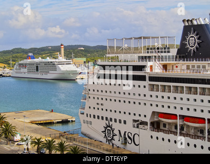 Port de Mao - capitale de Minorque, Iles Baléares, Espagne Banque D'Images